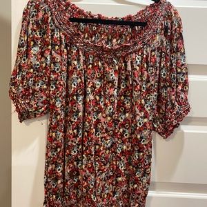 Loft woman’s multi color top size XL